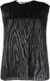 Stella McCartney Tanktop met moire-effect Zwart - Thumbnail 1