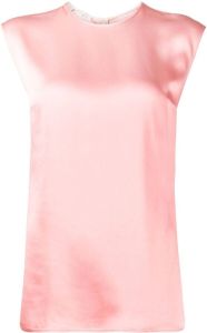 Stella McCartney Mouwloze blouse Roze
