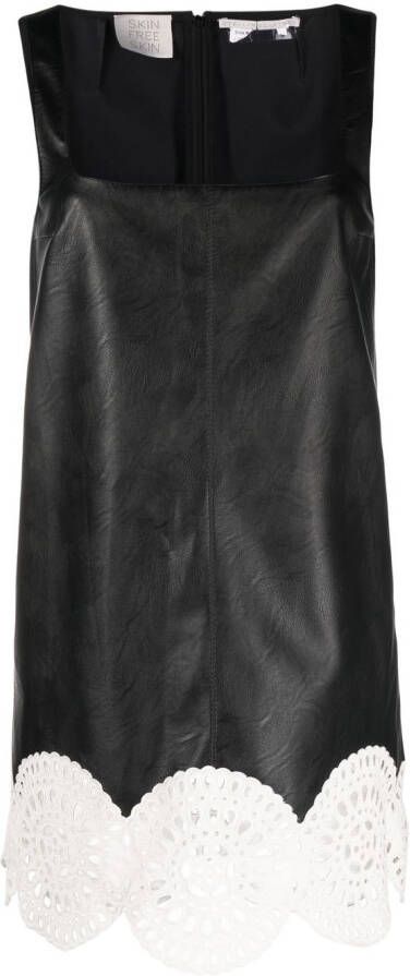 Stella McCartney Mouwloze mini-jurk Zwart