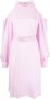 Stella McCartney Off-shoulder midi-jurk Paars - Thumbnail 1