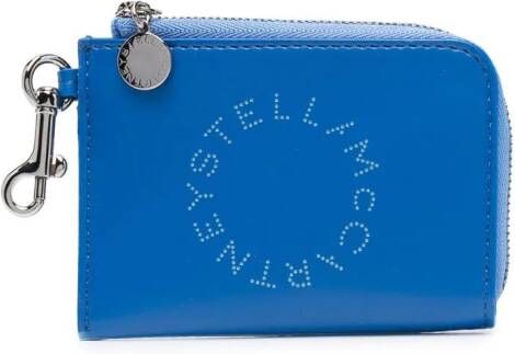 Stella McCartney Portemonnee met logo Blauw