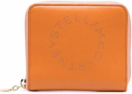 Stella McCartney Portemonnee met logo Oranje