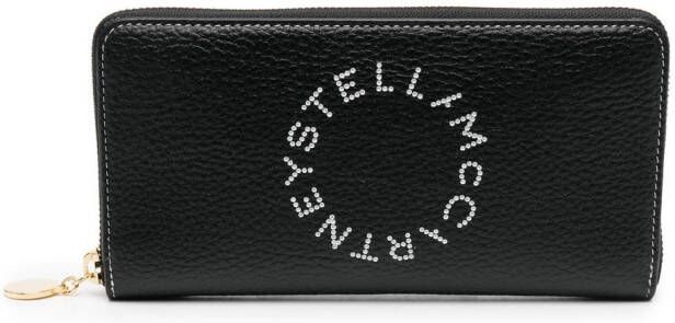 Stella McCartney Portemonnee met logo Zwart