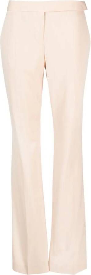 Stella McCartney straight-leg wool-blend trousers Beige