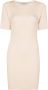 Stella McCartney Ribgebreide mini-jurk Beige - Thumbnail 1