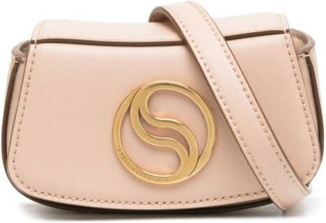 Stella McCartney S-Wave kleine tas Beige
