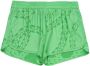 Stella McCartney Satijnen shorts Groen - Thumbnail 1