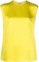 Stella McCartney Mouwloze blouse Geel - Thumbnail 1