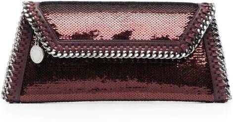 Stella McCartney Clutch met pailletten Rood
