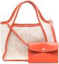 Stella McCartney Shopper met geborduurd logo Beige - Thumbnail 1