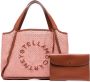 Stella McCartney Shopper met geborduurd logo Roze - Thumbnail 1