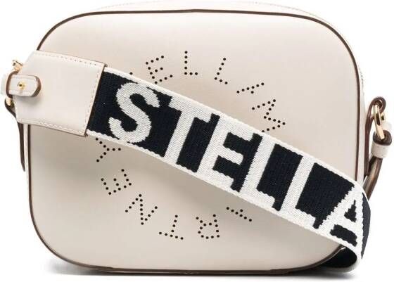 Stella McCartney Stella crossbodytas met logo Beige
