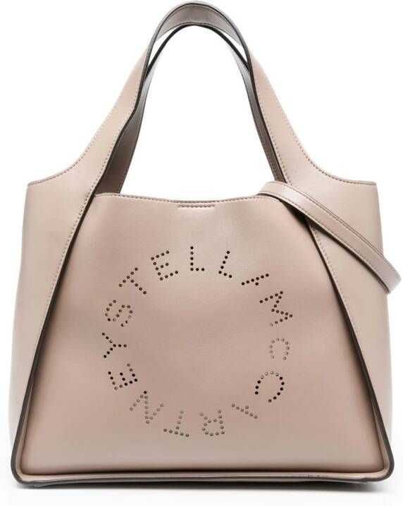 Stella McCartney Stella Logo shopper Beige