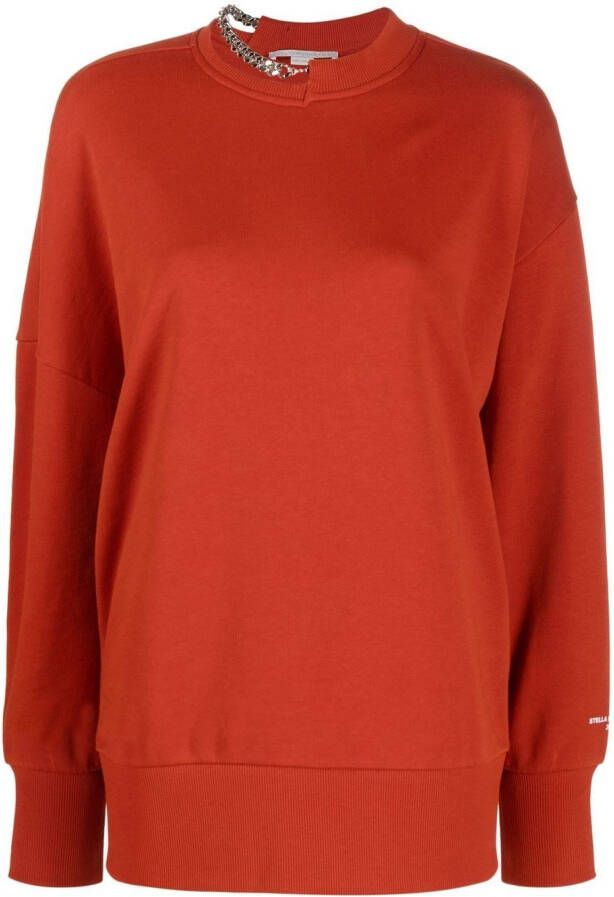 Stella McCartney Sweater met ketting Oranje
