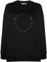 Stella McCartney Sweater met stras logo Zwart - Thumbnail 1