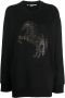 Stella McCartney Sweater met tie-dye print Zwart - Thumbnail 1