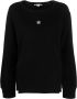 Stella McCartney Sweater verfraaid met kristallen Zwart - Thumbnail 1