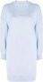 Stella McCartney Sweaterjurk met afwerking Blauw - Thumbnail 1