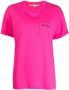 Stella McCartney T-shirt met geborduurd logo Roze - Thumbnail 1