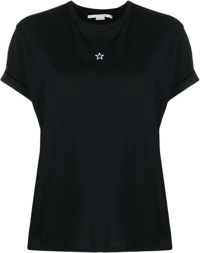 Stella McCartney T-shirt met grafische print Zwart
