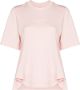 Stella McCartney T-shirt met logoprint Roze - Thumbnail 1
