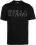 Stella McCartney T-shirt met logoprint Zwart - Thumbnail 1