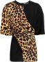 Stella McCartney T-shirt met luipaardprint Zwart - Thumbnail 1