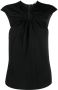 Stella McCartney T-shirt met open schouders Zwart - Thumbnail 1