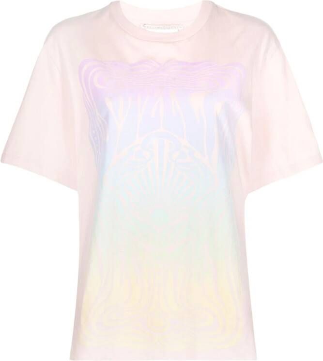 Stella McCartney T-shirt met print Roze