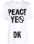 Stella McCartney T-shirt met tekst Wit - Thumbnail 1