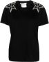Stella McCartney T-shirt verfraaid met kristallen Zwart - Thumbnail 1