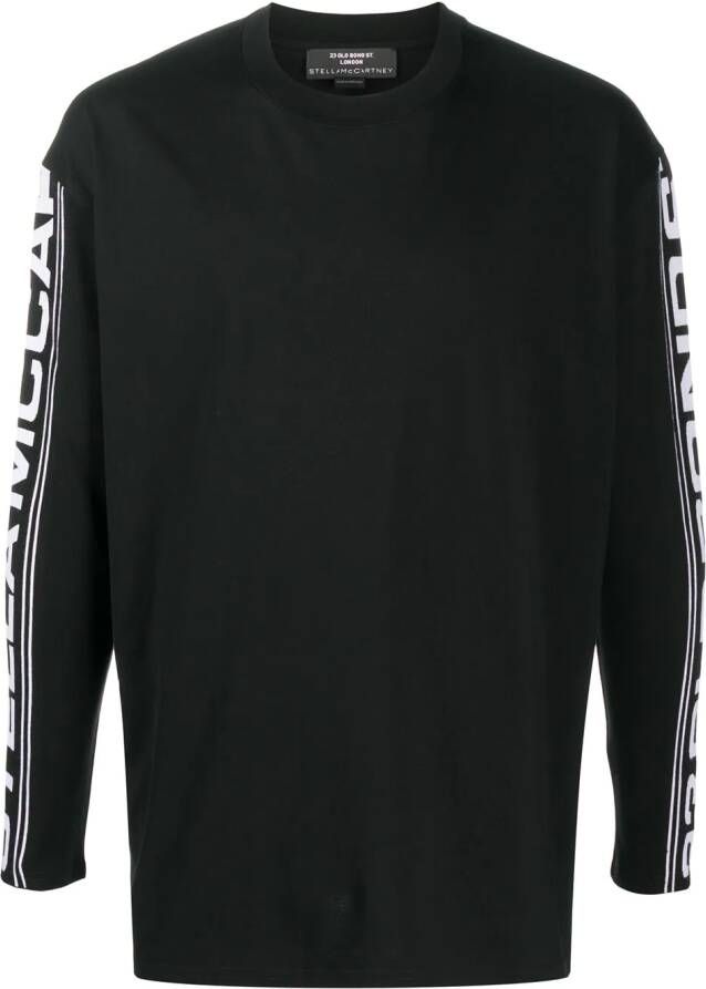 Stella McCartney Top met logomouw Zwart