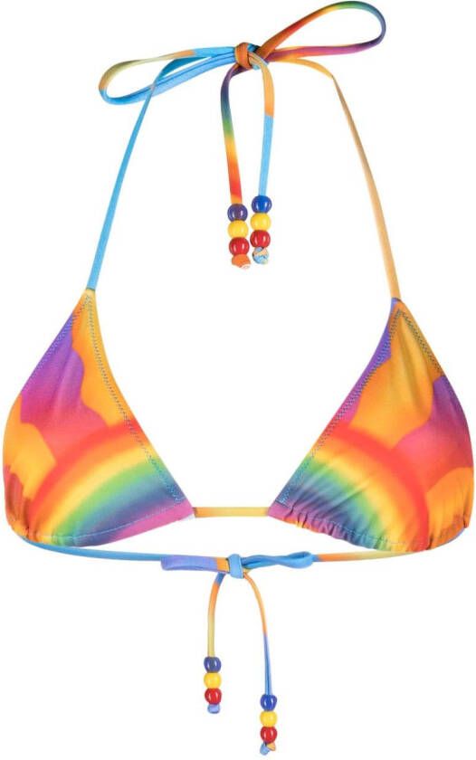 Stella McCartney Triangel bikinitop Oranje
