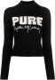Stella McCartney Trui met geborduurd logo Zwart - Thumbnail 1