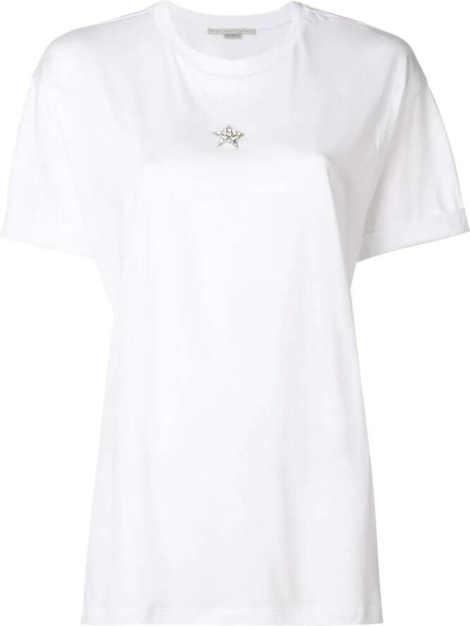 Stella McCartney versierd T-shirt Wit