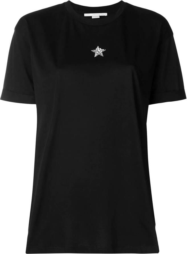 Stella McCartney versierd T-shirt Zwart