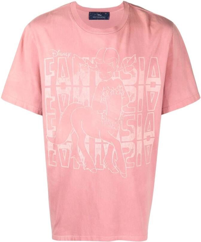 Stella McCartney x Disney Fantasia T-shirt met print Roze