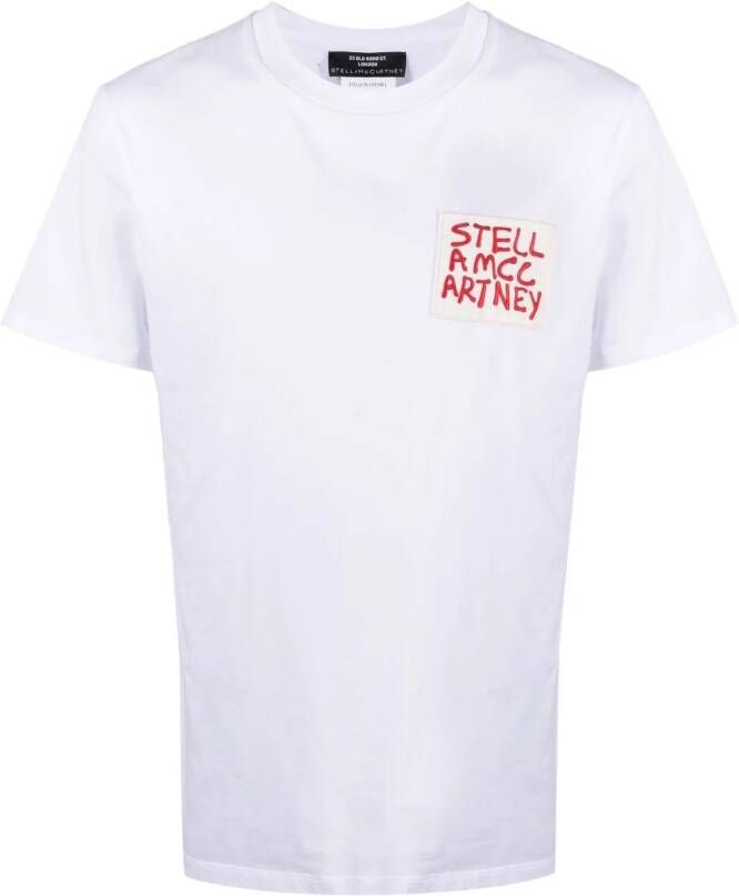 Stella McCartney x Ed Curtis T-shirt met logopatch Wit