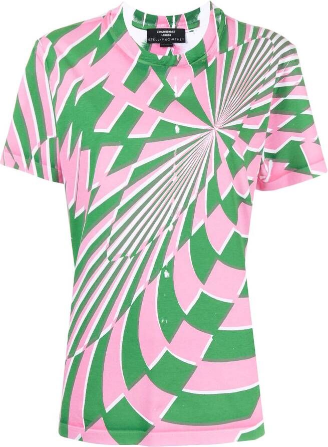 Stella McCartney x Ed Curtis T-shirt met print Roze