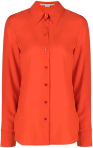 Stella McCartney Zijden blouse Oranje