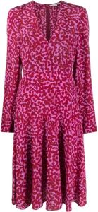 Stella McCartney Zijden mini-jurk Roze
