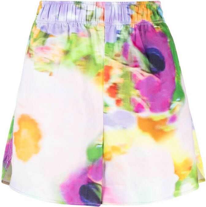 Stine Goya Shorts met abstracte print Veelkleurig