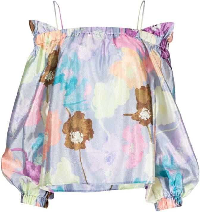 Stine Goya Blouse met bloemenprint Veelkleurig