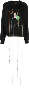 Stine Goya Katoenen sweater Zwart