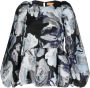 Stine Goya Jenny blouse met jacquard Blauw - Thumbnail 1