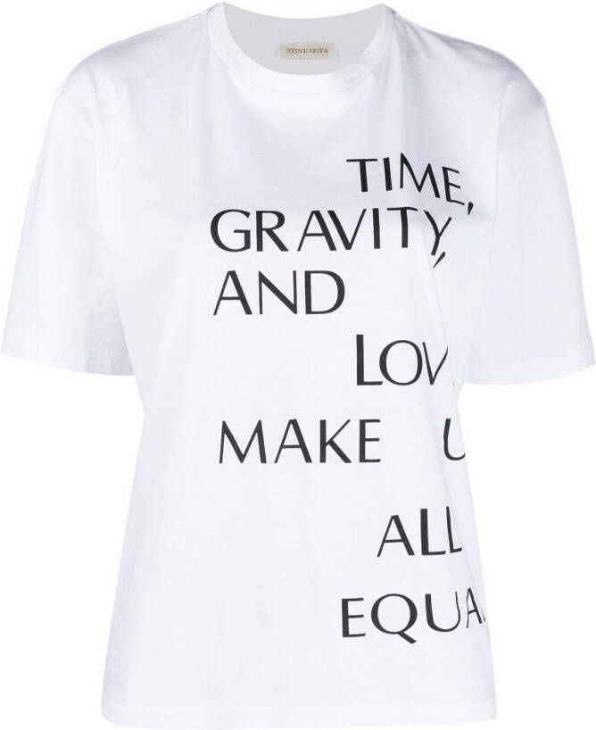 Stine Goya Katoenen T-shirt Wit