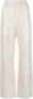 Stine Goya Palazzo broek met pailletten Beige - Thumbnail 1