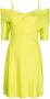 Stine Goya Sterre off-shoulder minidress Groen - Thumbnail 1