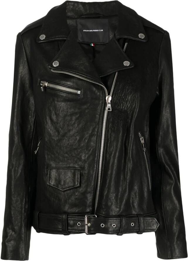 Stolen Girlfriends Club Bikerjack Zwart