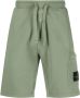 Stone Island Trainingsshorts met logo Groen - Thumbnail 1